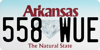 AR license plate 558WUE