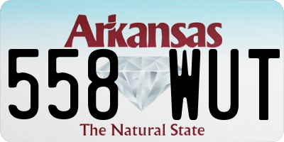 AR license plate 558WUT