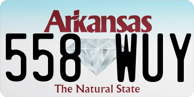 AR license plate 558WUY