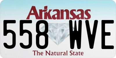 AR license plate 558WVE