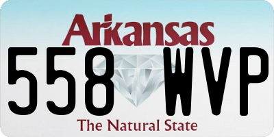 AR license plate 558WVP