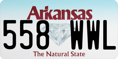 AR license plate 558WWL