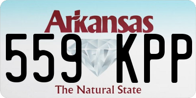 AR license plate 559KPP