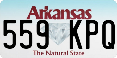 AR license plate 559KPQ