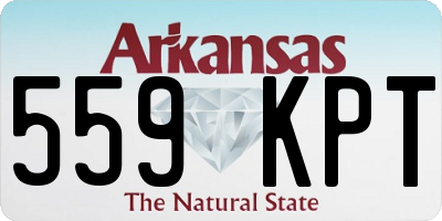 AR license plate 559KPT