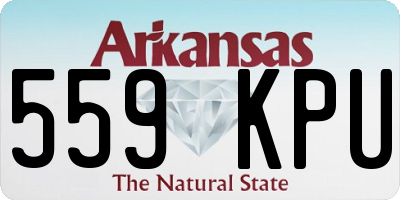 AR license plate 559KPU