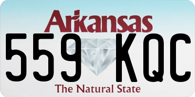 AR license plate 559KQC