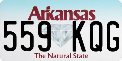 AR license plate 559KQG
