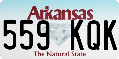 AR license plate 559KQK
