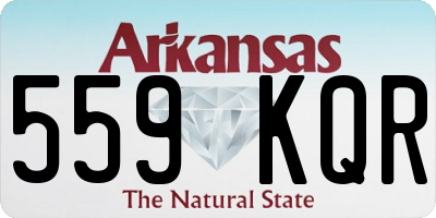 AR license plate 559KQR