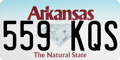 AR license plate 559KQS