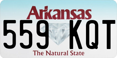 AR license plate 559KQT
