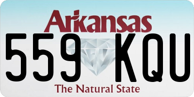 AR license plate 559KQU