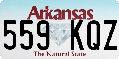 AR license plate 559KQZ