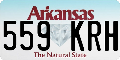 AR license plate 559KRH