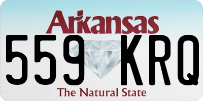 AR license plate 559KRQ