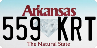 AR license plate 559KRT