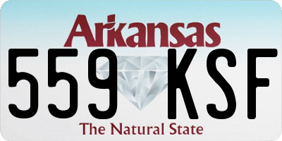 AR license plate 559KSF