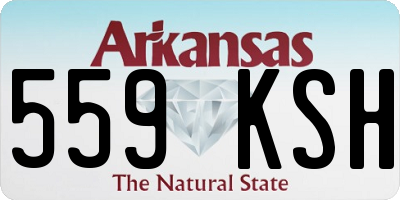 AR license plate 559KSH