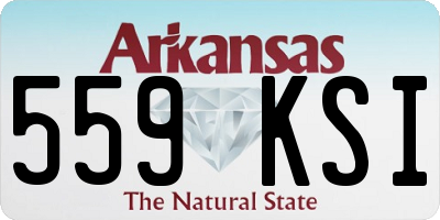 AR license plate 559KSI