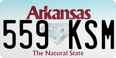 AR license plate 559KSM