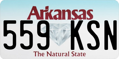 AR license plate 559KSN