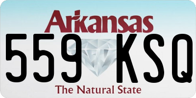 AR license plate 559KSQ