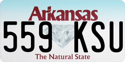 AR license plate 559KSU