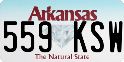 AR license plate 559KSW