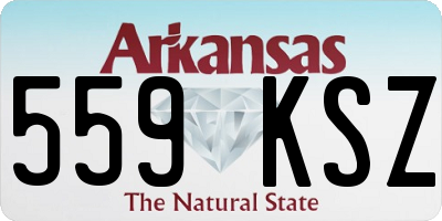 AR license plate 559KSZ