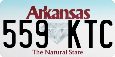 AR license plate 559KTC