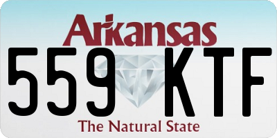 AR license plate 559KTF