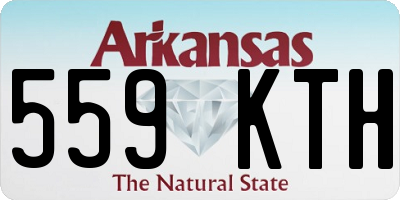 AR license plate 559KTH