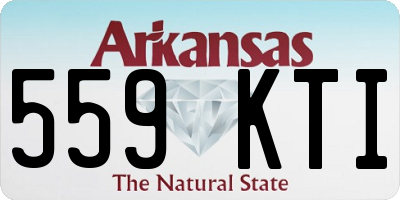 AR license plate 559KTI