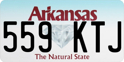 AR license plate 559KTJ