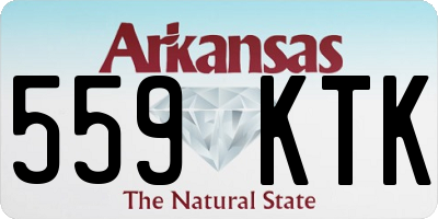 AR license plate 559KTK