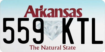 AR license plate 559KTL
