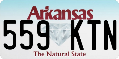 AR license plate 559KTN