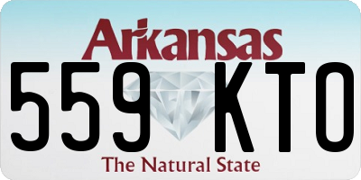 AR license plate 559KTO