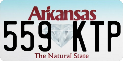 AR license plate 559KTP