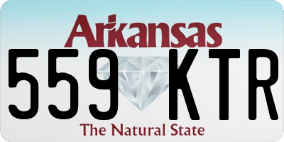 AR license plate 559KTR