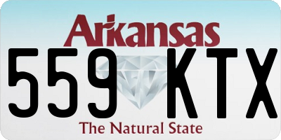 AR license plate 559KTX