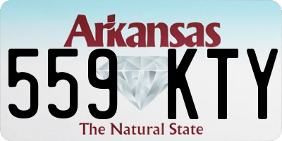AR license plate 559KTY