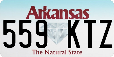 AR license plate 559KTZ