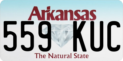 AR license plate 559KUC