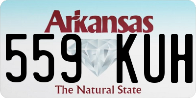 AR license plate 559KUH