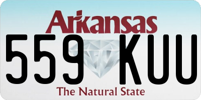 AR license plate 559KUU