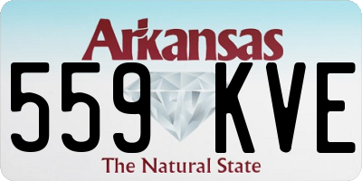 AR license plate 559KVE