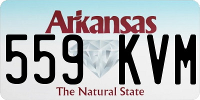 AR license plate 559KVM