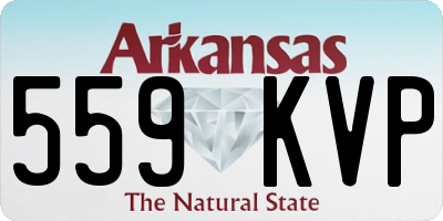 AR license plate 559KVP
